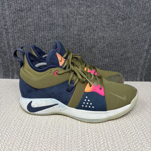 Nike Other - Nike PG 2 ACG Olive Green Navy Basketball Shoes Mens 10 AJ2039-300 Paul George